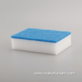 kitchen cleaning wipe cleaner sponge with scouring pad